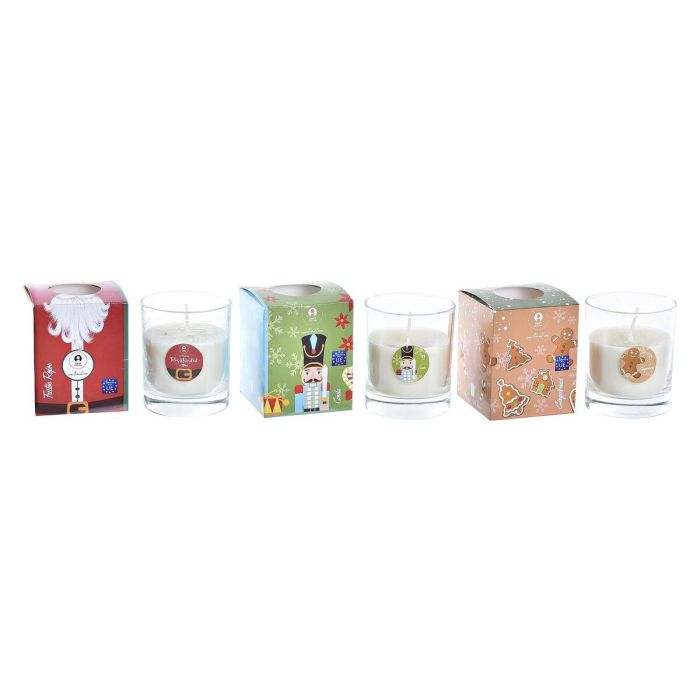Vela Navidad Tradicional DKD Home Decor Rojo Verde 8 x 9 x 8 cm (3 Unidades) 1 Vela Navidad Tradicional DKD Home Decor Rojo Verde 8 x 9 x 8 cm (3 Unidades) 1