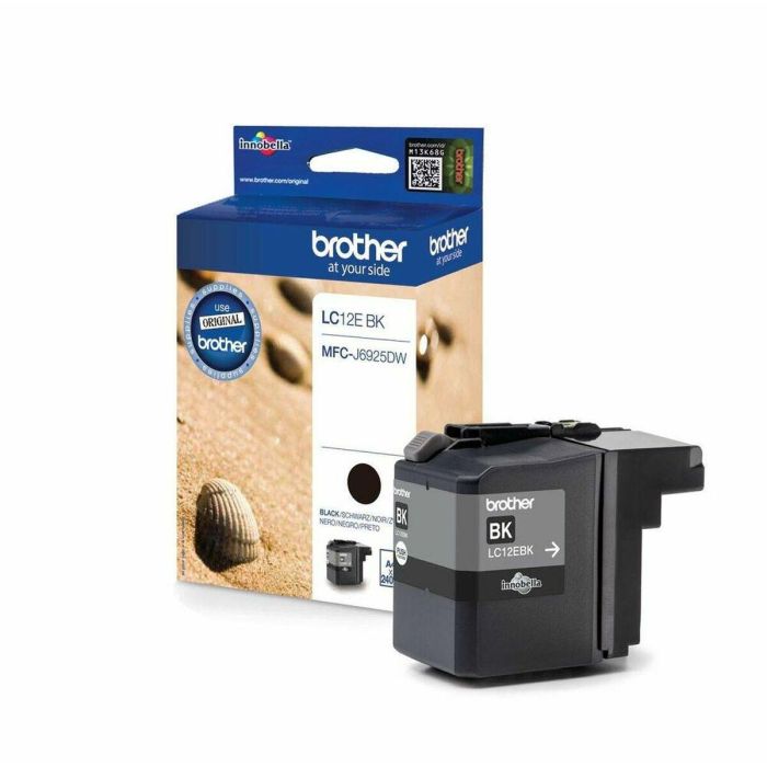 Cartucho de Tinta Original Brother LC-12EBK Negro 2