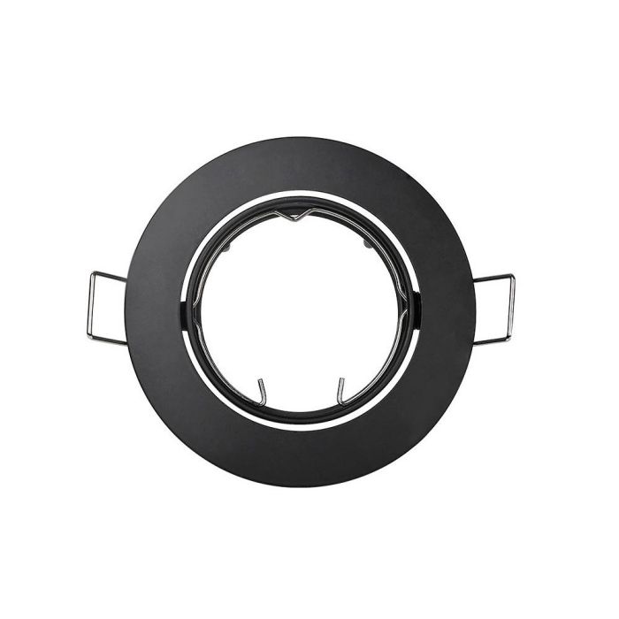 Edm Aro Halógeno Oscilante Negro Mate Ø8,4cm