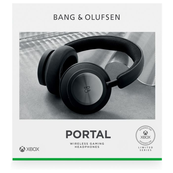 Bang & Olufsen Beoplay Portal Auriculares Gaming Inalámbricos y Alámbricos con Dolby Atmos, Bluetooth 5.1, Cancelación de Ruido, para Xbox, Color Negro