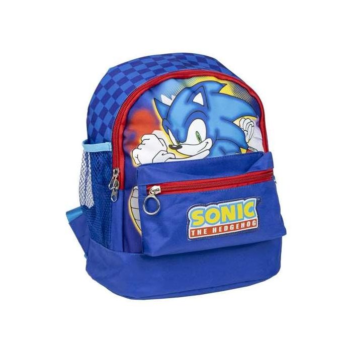 Mochila de Senderismo Sonic Infantil 25 x 27 x 16 cm Azul
