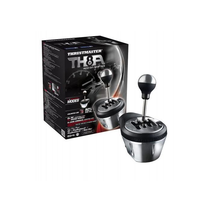Thrustmaster Palanca de Cambio TH8A Shifter Addon para PS3/PS4/PC/XBOX ONE, 4060059 - Realismo y Precisión con H.E.A.R.T Technology 4 Thrustmaster Palanca de Cambio TH8A Shifter Addon para PS3/PS4/PC/XBOX ONE, 4060059 - Realismo y Precisión con H.E.A.R.T Technology 4