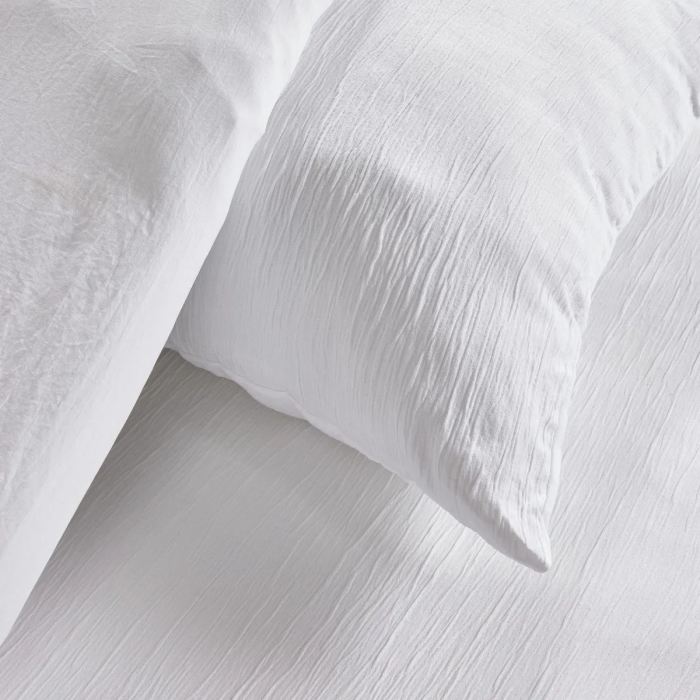 Today Juego de Cama HOY Essential 2 Personas 220 x 240 cm, Efecto Crepé Blanco, REF: TOD3574641307424