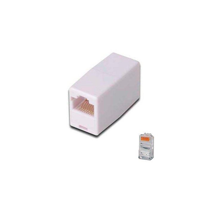 Digitus CAT 5e Modular Coupler, unshielded RJ45 to RJ45, color white