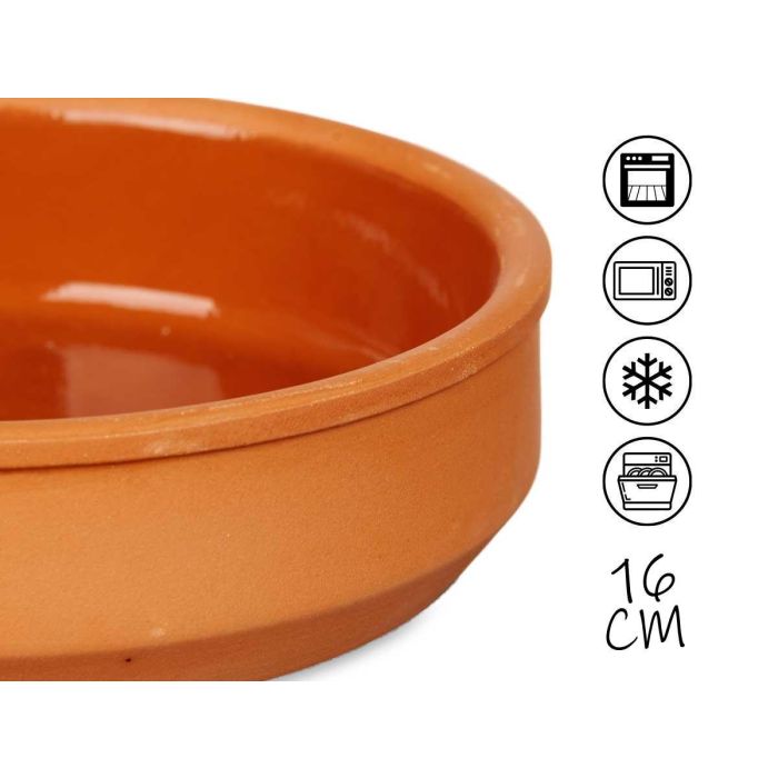 Set 4 Cazuelas Barro 16 Cm Color Marron La Dehesa (6 Unidades) 3 Set 4 Cazuelas Barro 16 Cm Color Marron La Dehesa (6 Unidades) 3