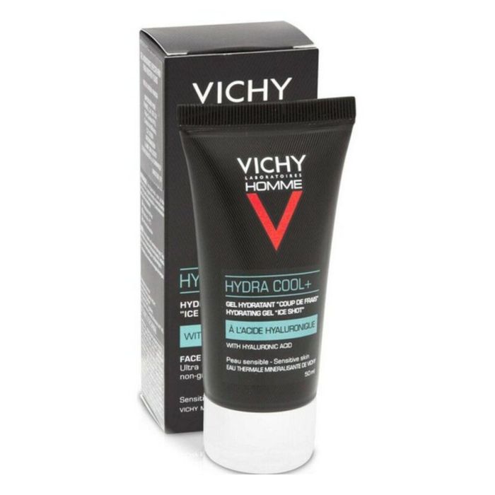 Vichy HOMME Hydra Cool+ Gel Hidratante Facial para Hombres Piel Sensible 50 ml - Refresca Rostro y Ojos, Ideal Post-Afeitado 0 Vichy HOMME Hydra Cool+ Gel Hidratante Facial para Hombres Piel Sensible 50 ml - Refresca Rostro y Ojos, Ideal Post-Afeitado 0