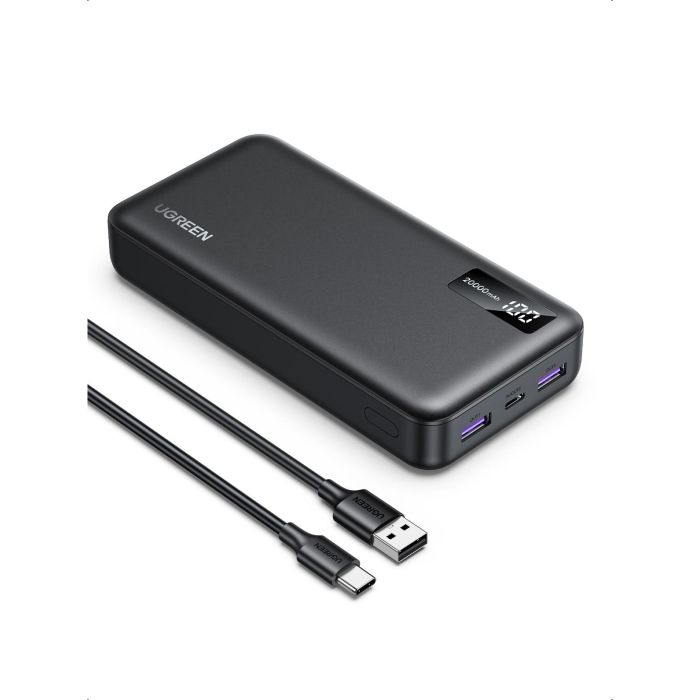 Ugreen Powerbank 10000mAh Carga Rápida Bidireccional Negro 3 Ugreen Powerbank 10000mAh Carga Rápida Bidireccional Negro 3