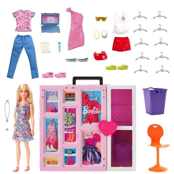 Muñeca Barbie Fashionista Armario Ensueño 2.0 Hgx57 Mattel 1