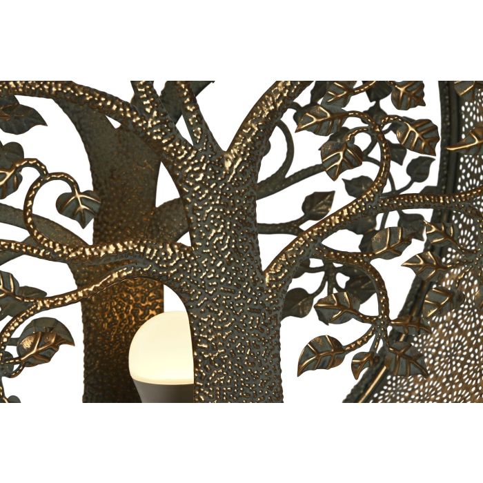 DKD Home Decor Lámpara Sobremesa Dorado Metal 13 x 49 x 40 cm 2