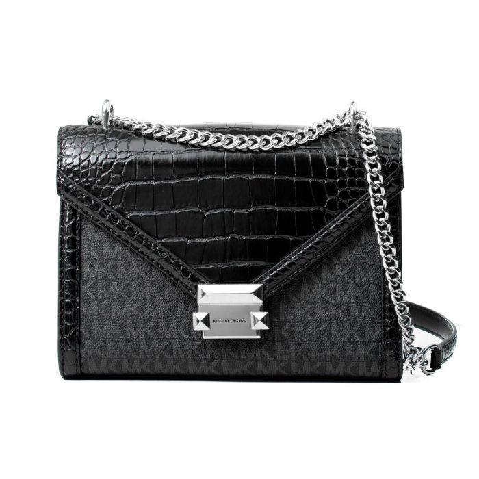 Bolso Bandolera Michael Kors Whitney Negro 24 x 18 x 8 cm 0 Bolso Bandolera Michael Kors Whitney Negro 24 x 18 x 8 cm 0