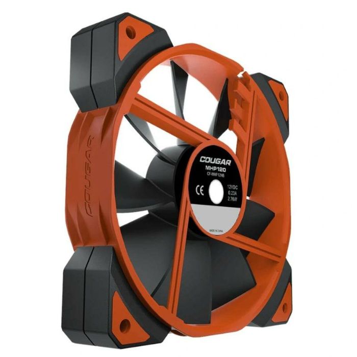 Ventilador de Caja Cougar 3MMHP12R3.0001 Ø 12 cm Naranja 3 Unidades (3 Unidades) 1