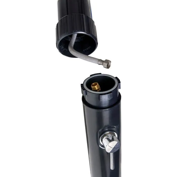 Gre Ducha Solar AR1020P 20L Acabado Negro PVC Jardín 1