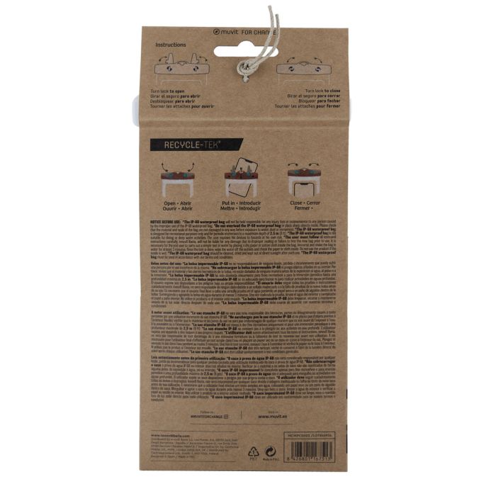 muvit for change funda acuática universal hasta 6,5" IPX8 blanca 1 muvit for change funda acuática universal hasta 6,5" IPX8 blanca 1