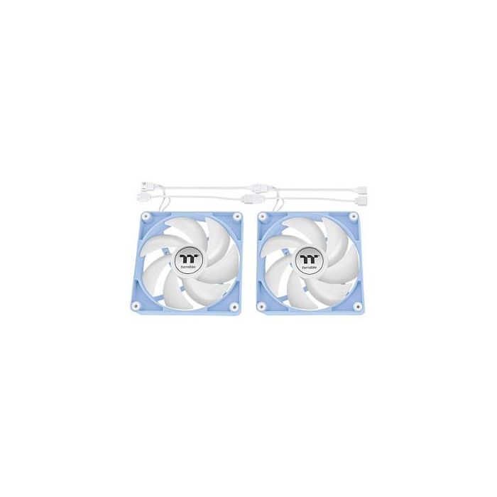 Thermaltake CL-F203-PL14BU-A Ventilador PC 140mm CT140 ARGB Sync Azul Hortensia 2 Pack - 500-1500 RPM, 77.37 CFM Thermaltake CL-F203-PL14BU-A Ventilador PC 140mm CT140 ARGB Sync Azul Hortensia 2 Pack - 500-1500 RPM, 77.37 CFM