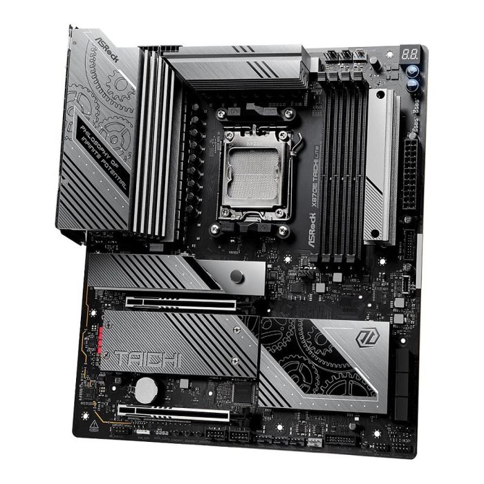 ASRock 90-MXBPA0-A0UAYZ Placa Base AMD X870 Socket AM5 ATX DDR5 Wi-Fi 7 4