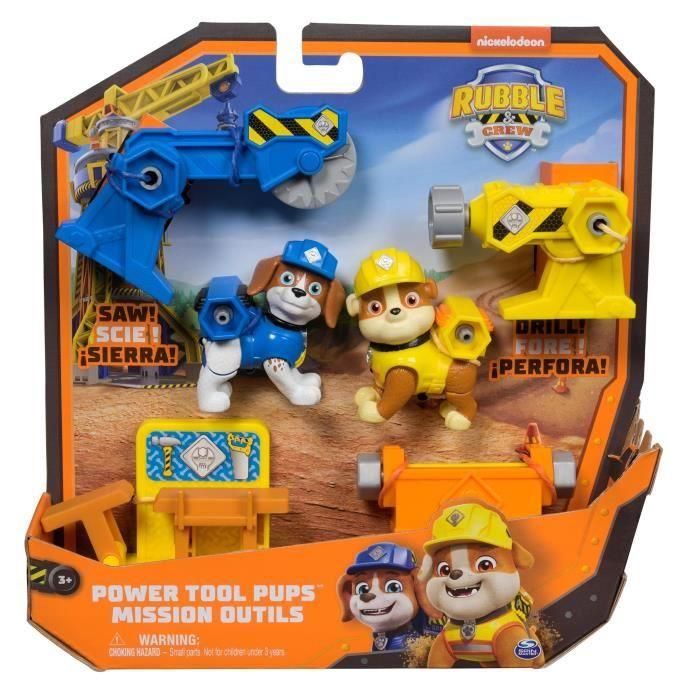 FIGURAS DE MISIÓN DE HERRAMIENTAS SPIN MASTER PACK DE 2 DE Ruben & Company 2 FIGURAS DE MISIÓN DE HERRAMIENTAS SPIN MASTER PACK DE 2 DE Ruben & Company 2