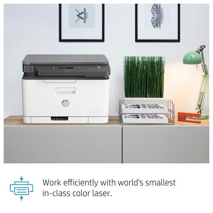 HP 4ZB96A - Impresora Multifunción Láser Color MFP 178NW WiFi 3 en 1 Compacta para Oficina y Hogar, 18ppm Negro, 4ppm Color 17 HP 4ZB96A - Impresora Multifunción Láser Color MFP 178NW WiFi 3 en 1 Compacta para Oficina y Hogar, 18ppm Negro, 4ppm Color 17