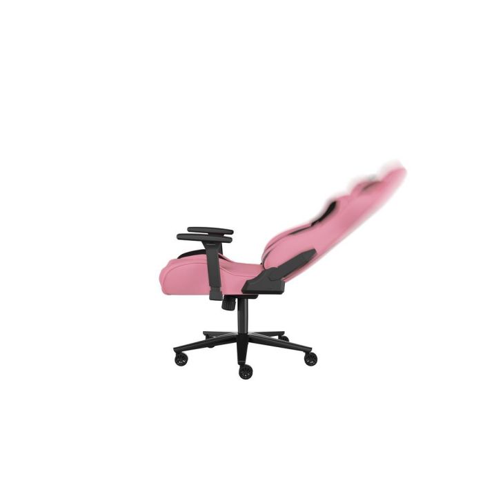 GENESIS Nitro 720 Silla Gaming PC Ergonómica con Asiento Inflable de Tela Negro/Rosa, Reposabrazos 3D Ajustables, Soporta 150 kg 5