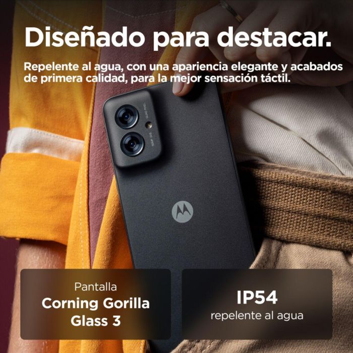 Motorola moto g55 5G Teléfono Móvil 6.49" FHD+ 120Hz, 8GB RAM, 256GB Almacenamiento, Cámara 50MP OIS, 5000 mAh, Android 14, Dual SIM, Gris 3 Motorola moto g55 5G Teléfono Móvil 6.49" FHD+ 120Hz, 8GB RAM, 256GB Almacenamiento, Cámara 50MP OIS, 5000 mAh, Android 14, Dual SIM, Gris 3