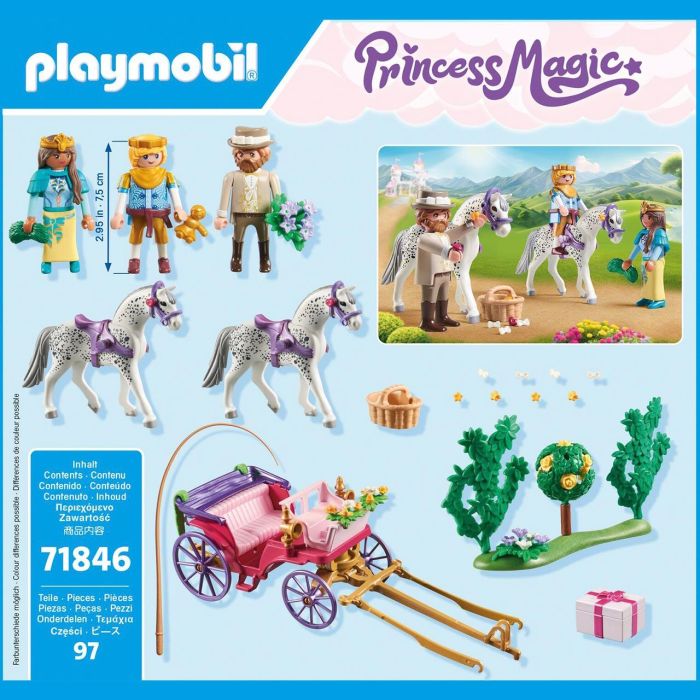 Playmobil 71846 Set de Juego Paseo en Carruaje Princess con Príncipe y Princesa Elegante, Caballos y Regalo para Niños +4 años 4 Playmobil 71846 Set de Juego Paseo en Carruaje Princess con Príncipe y Princesa Elegante, Caballos y Regalo para Niños +4 años 4