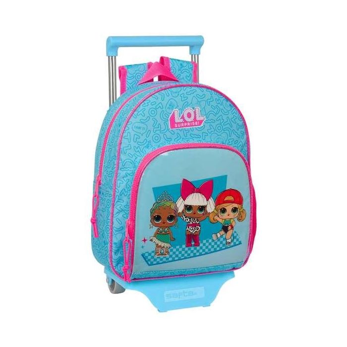 Mochila Escolar con Ruedas LOL Surprise! Divas Azul 28 x 34 x 10 cm Mochila Escolar con Ruedas LOL Surprise! Divas Azul 28 x 34 x 10 cm