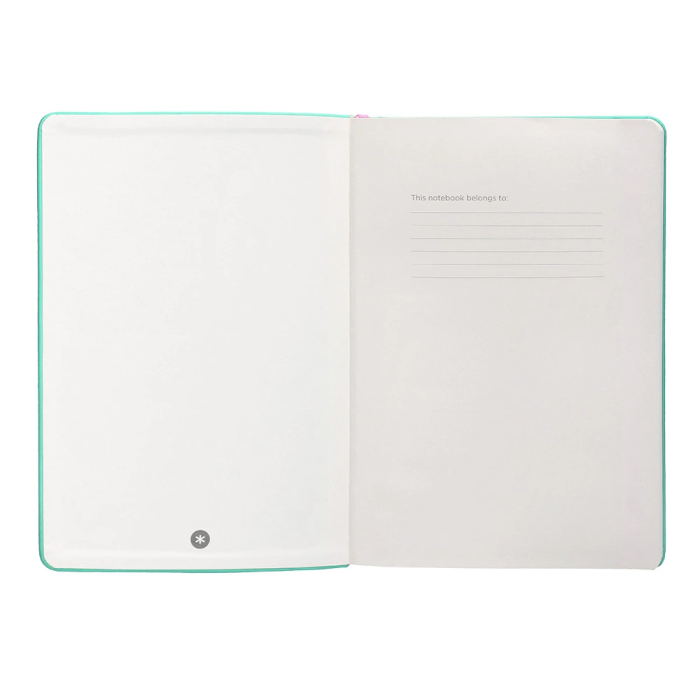 Antartik Cuaderno A5 Hojas Puntos 100 Hojas 80 gr FSC Tapa Dura Rosa y Turquesa 6