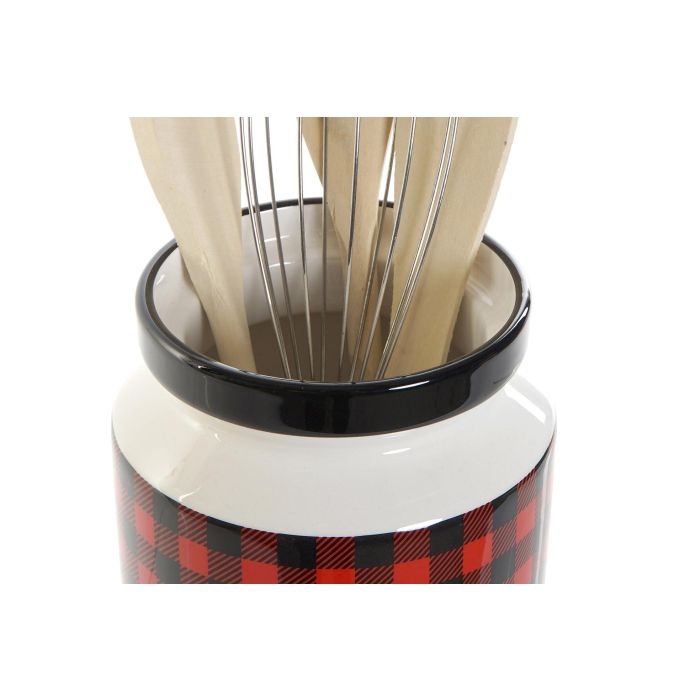 DKD Home Decor Bote Utensilios de Cocina Alpino Negro Set de 5 Dolomite Pino Inox 1L Apto Lavavajillas 11.5x26x11.5 cm 1 DKD Home Decor Bote Utensilios de Cocina Alpino Negro Set de 5 Dolomite Pino Inox 1L Apto Lavavajillas 11.5x26x11.5 cm 1