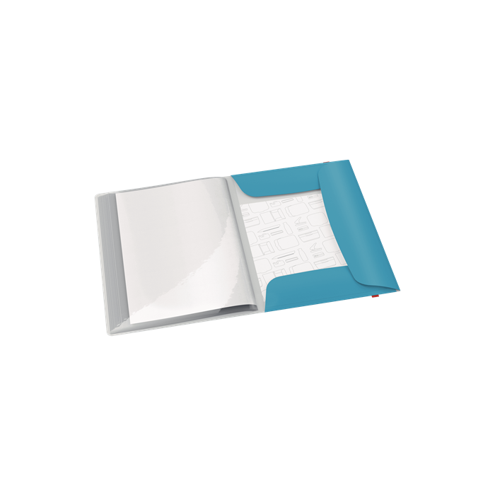 Carpeta Fundas (Tarifario) Leitz Cosy Plus Pp Flexible A4 20 F. Azul 2