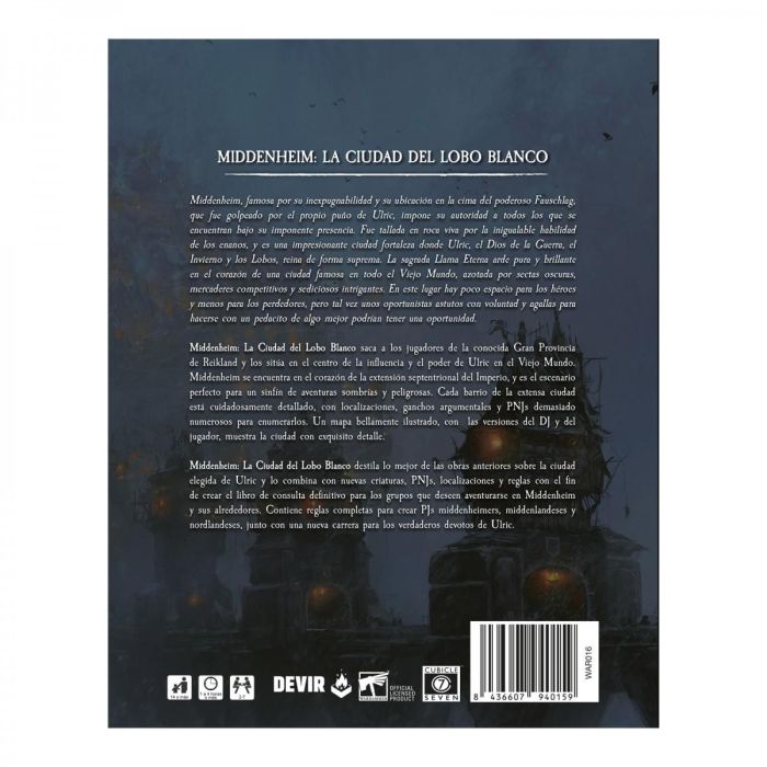 Libro Suplemento Devir Middenheim La Ciudad 3 Libro Suplemento Devir Middenheim La Ciudad 3