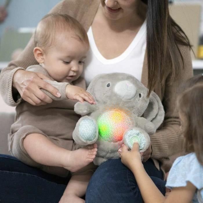 Ingenuity ING0074451129207 Conejito de peluche Sylvi, con melodías, vibraciones relajantes y luz para bebé 2