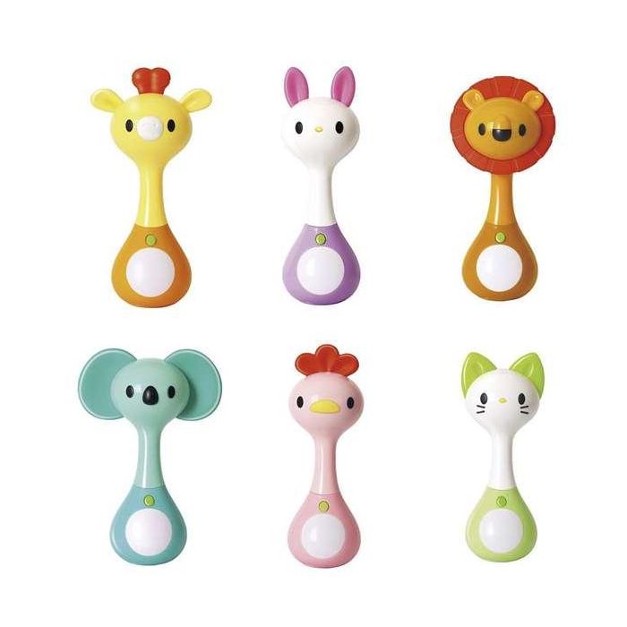 6 sonajeros 16 cm con luz y musicas 6 sonajeros 16 cm con luz y musicas