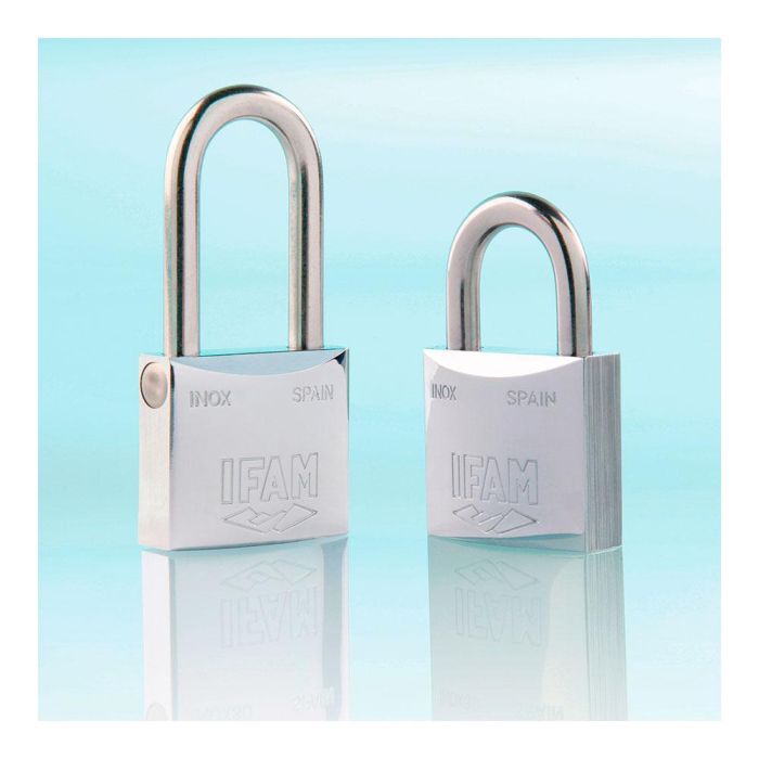 Ifam Candado Inox 30al 30mm Arco Largo con 2 Llaves - Alta Resistencia a la Oxidación 3