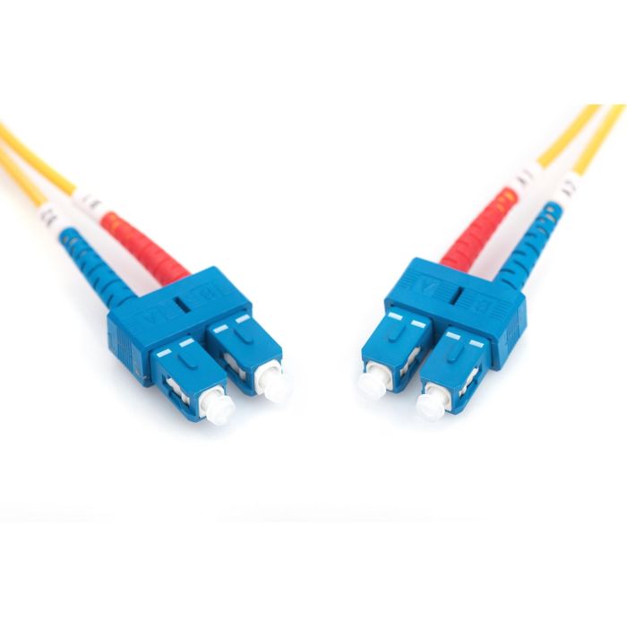 DIGITUS LWL Patchkabel SC -> SC 10.00m Singlemode Duplex OS2 3
