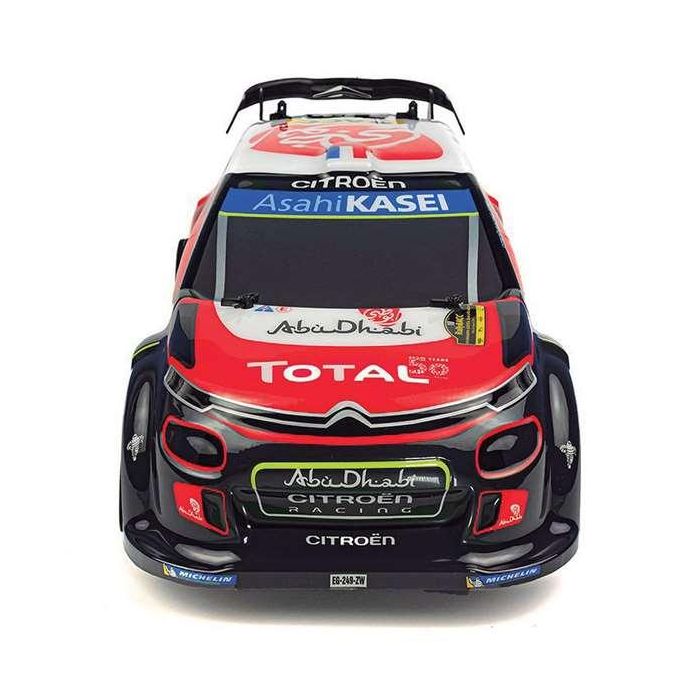 Coche radio control citroën c3 wrc 1:10, emisora 2,4ghz con bateria y cargador usb 42x13x20 cm 5