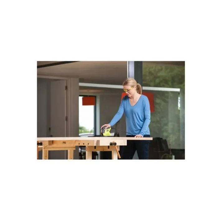 Ryobi Lijadora Multiusos 180W con 3 Modos (Triangular, 1/3 Hoja, Acabado) y 30 Abrasivos 1