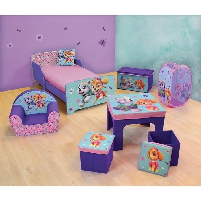 Fun House Paw Patrol Niña Cofre de Juguetes Plegable para Almacenamiento Infantil de 56.5x36x31cm, Material No Tejido, +3 Años 2 Fun House Paw Patrol Niña Cofre de Juguetes Plegable para Almacenamiento Infantil de 56.5x36x31cm, Material No Tejido, +3 Años 2