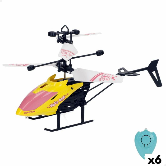 Helicóptero con Radiocontrol Colorbaby (6 Unidades) 7 Helicóptero con Radiocontrol Colorbaby (6 Unidades) 7