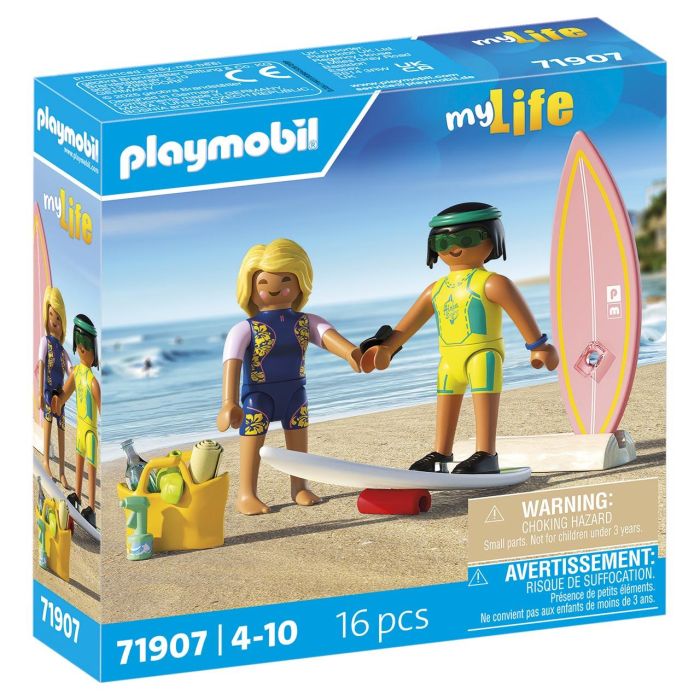 Playmobil 71907 Pequeña Escuela de Surf - Juego de Construcción para Niños +4 años
