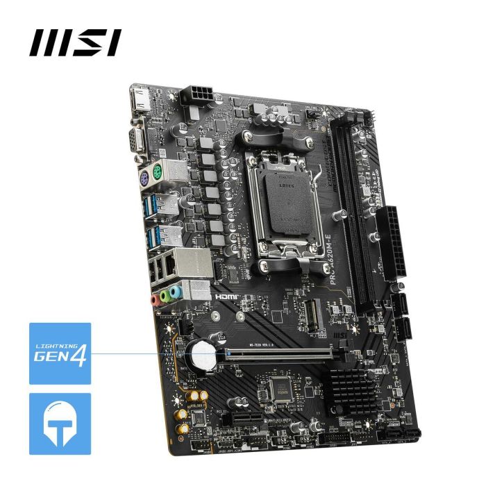 MSI Placa Base A620M-E Pro mATX AM5 16 MSI Placa Base A620M-E Pro mATX AM5 16