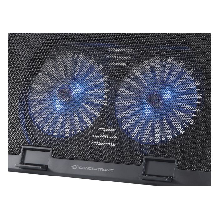 Conceptronic Base Refrigeración para Portátiles hasta 17" con 2 Ventiladores Ultrasilenciosos Ajustable 5 Conceptronic Base Refrigeración para Portátiles hasta 17" con 2 Ventiladores Ultrasilenciosos Ajustable 5