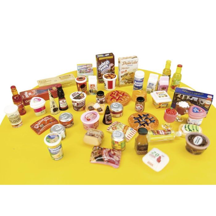 Bizak Mini World Kit Esencial Cápsula Sorpresa Juguete de Cocina con Miniaturas para Coleccionar 4