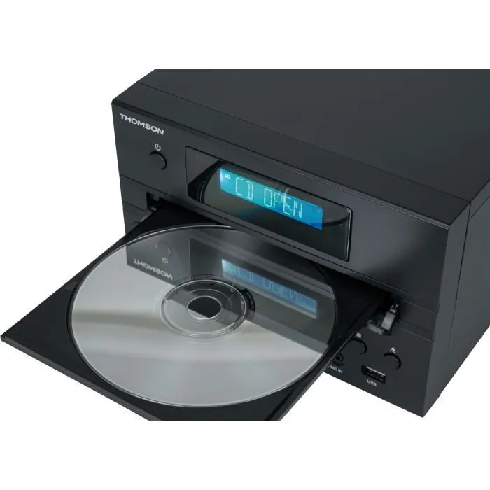 Thomson THO1720570876072 Microsistema Bluetooth Madera/Negro Radio FM/CD/MP3/USB 20W RMS Toma Auriculares Mando a Distancia 230V 3 Thomson THO1720570876072 Microsistema Bluetooth Madera/Negro Radio FM/CD/MP3/USB 20W RMS Toma Auriculares Mando a Distancia 230V 3