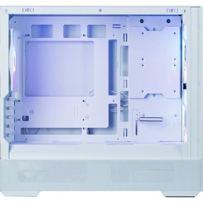 Caja de PC Mini Tower sin fuente de alimentación - ZALMAN P30 AIR (Blanco) - Micro ATX/Mini-ITX - 3x140mm A-RGB - Mesh - USB-C/3.0/HD Audio 2