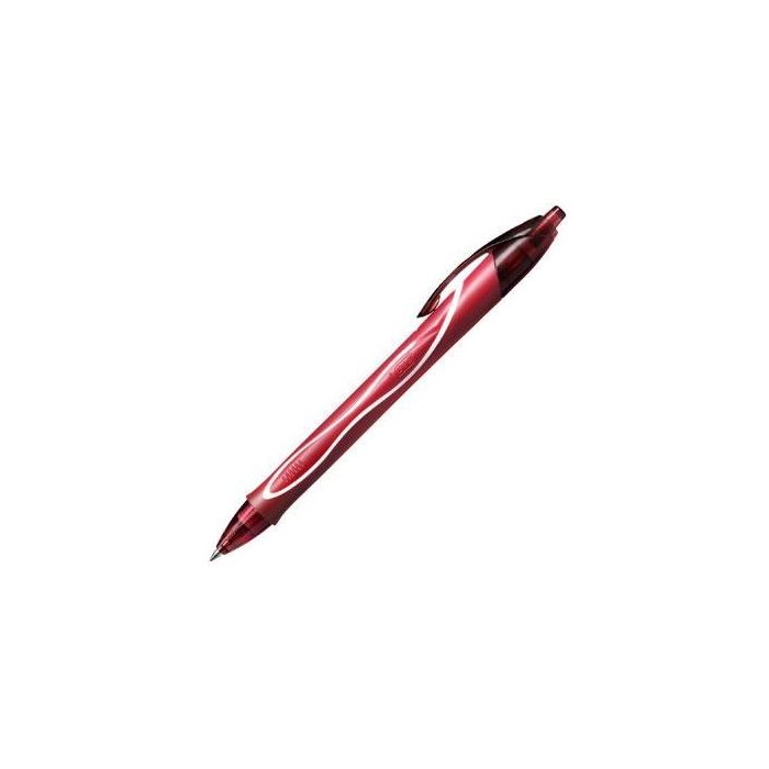 Bic Bolígrafo Tinta De Gel Retráctil Gel-Ocity Quick Dry Rojo Bic Bolígrafo Tinta De Gel Retráctil Gel-Ocity Quick Dry Rojo