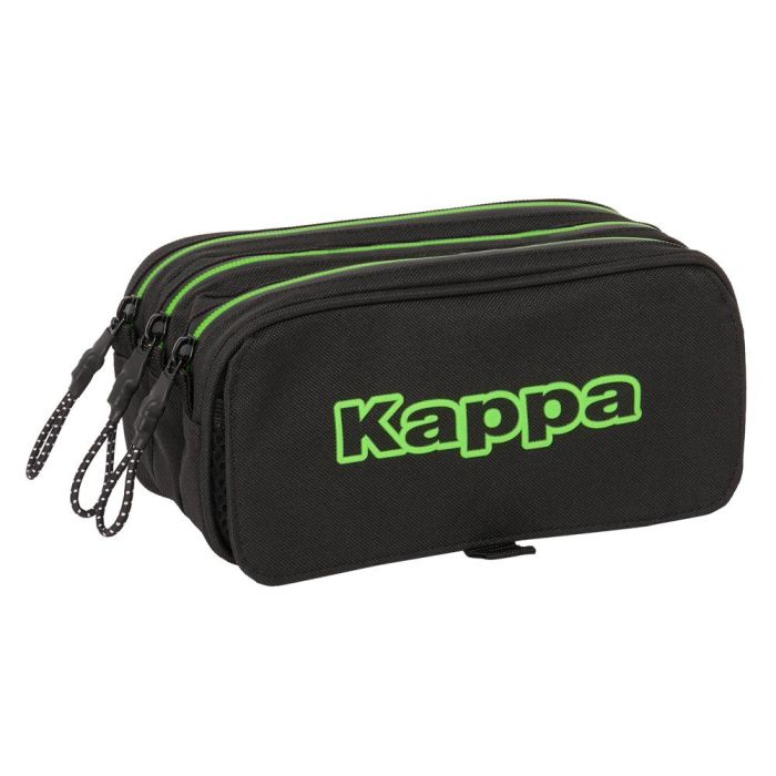 Portatodo Triple Kappa Black Negro 21,5 x 10 x 8 cm