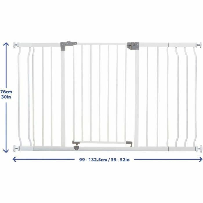 Dreambaby AAAAL83438 Barrera de Seguridad Liberty, 1 Barrera y 2 Extensiones, para Huecos de 126-132,5 cm, Blanco 4 Dreambaby AAAAL83438 Barrera de Seguridad Liberty, 1 Barrera y 2 Extensiones, para Huecos de 126-132,5 cm, Blanco 4