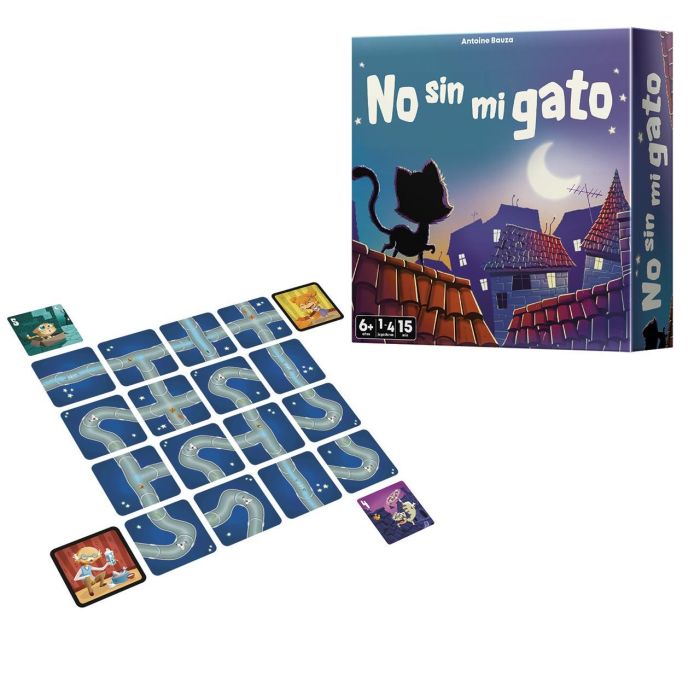 Asmodee Juego Táctico No Sin Mi Gato CGCH0001ES Laberinto Urbano para Gatos +6 Años 0 Asmodee Juego Táctico No Sin Mi Gato CGCH0001ES Laberinto Urbano para Gatos +6 Años 0