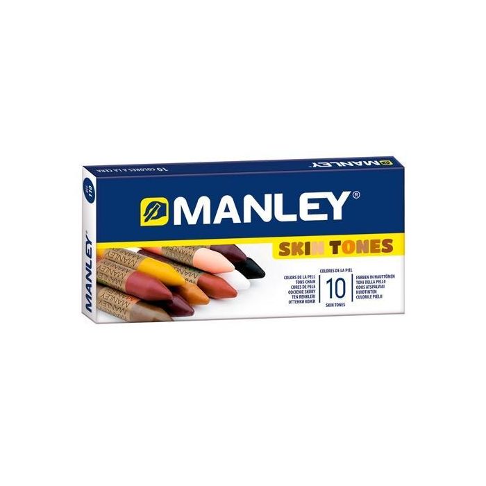 Manley Ceras Estuche 10 Ud Surtido Tonos De La Piel Manley Ceras Estuche 10 Ud Surtido Tonos De La Piel
