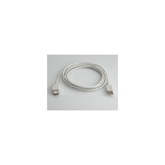 VALUE USB 2.0 Cable Macho/Hembra, Blanco, 3 Metros VALUE USB 2.0 Cable Macho/Hembra, Blanco, 3 Metros