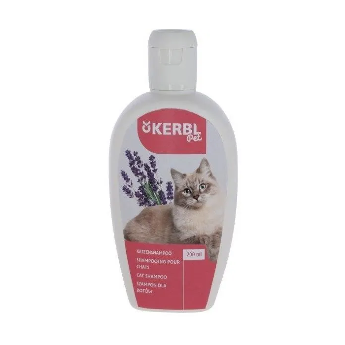 Kerbl Champú para Gatos Lavanda y Mango Resplandor y Suavidad KER4018653387979 - 200 ml 1